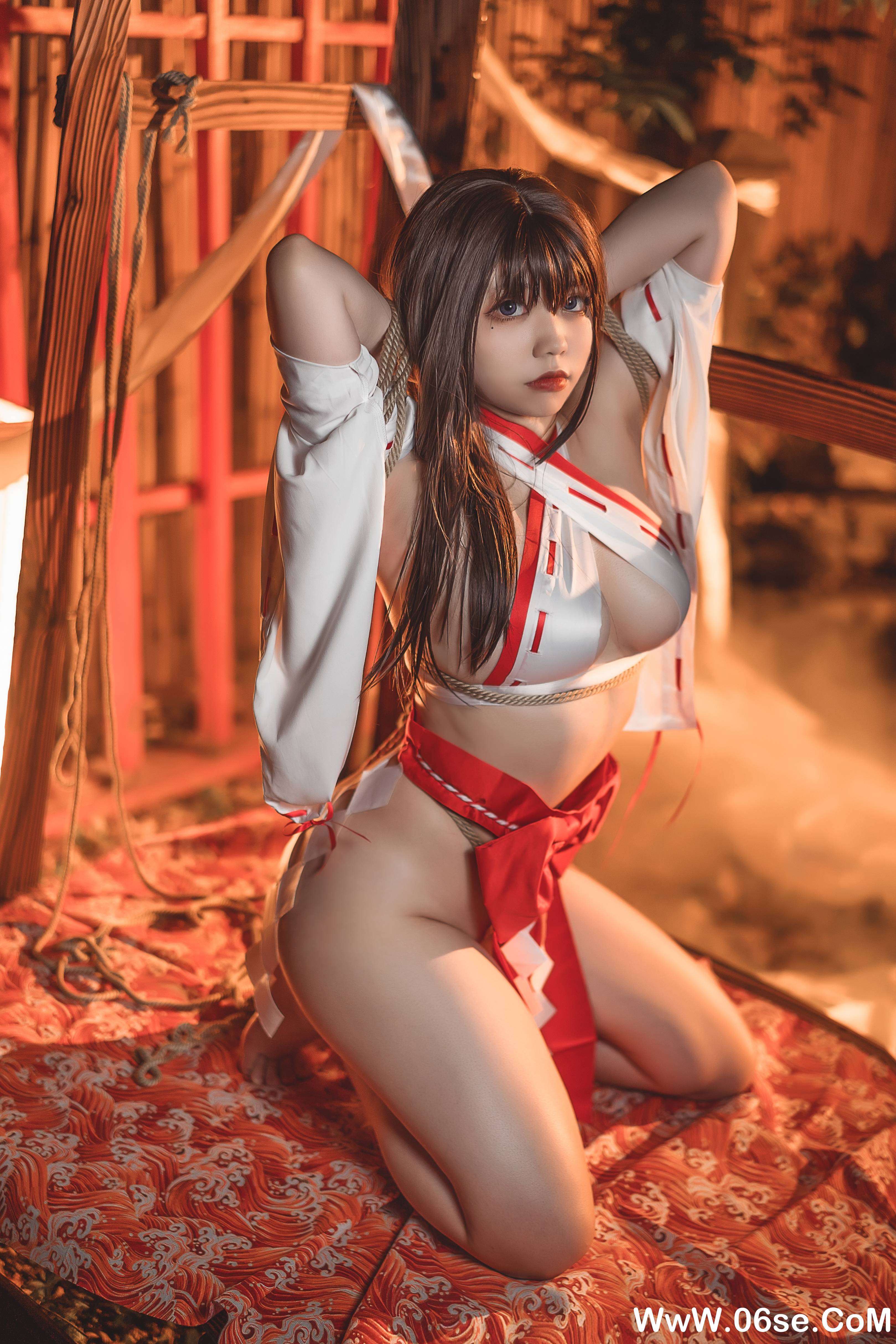 图片[5]-啊日日_Ganlory NO.007 – 绳与巫女 [35P342M]-六色网