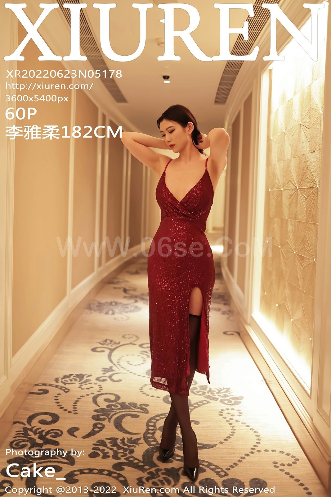 [XiuRen秀人网] 2022.06.23 No.5178 李雅柔182CM-六色网