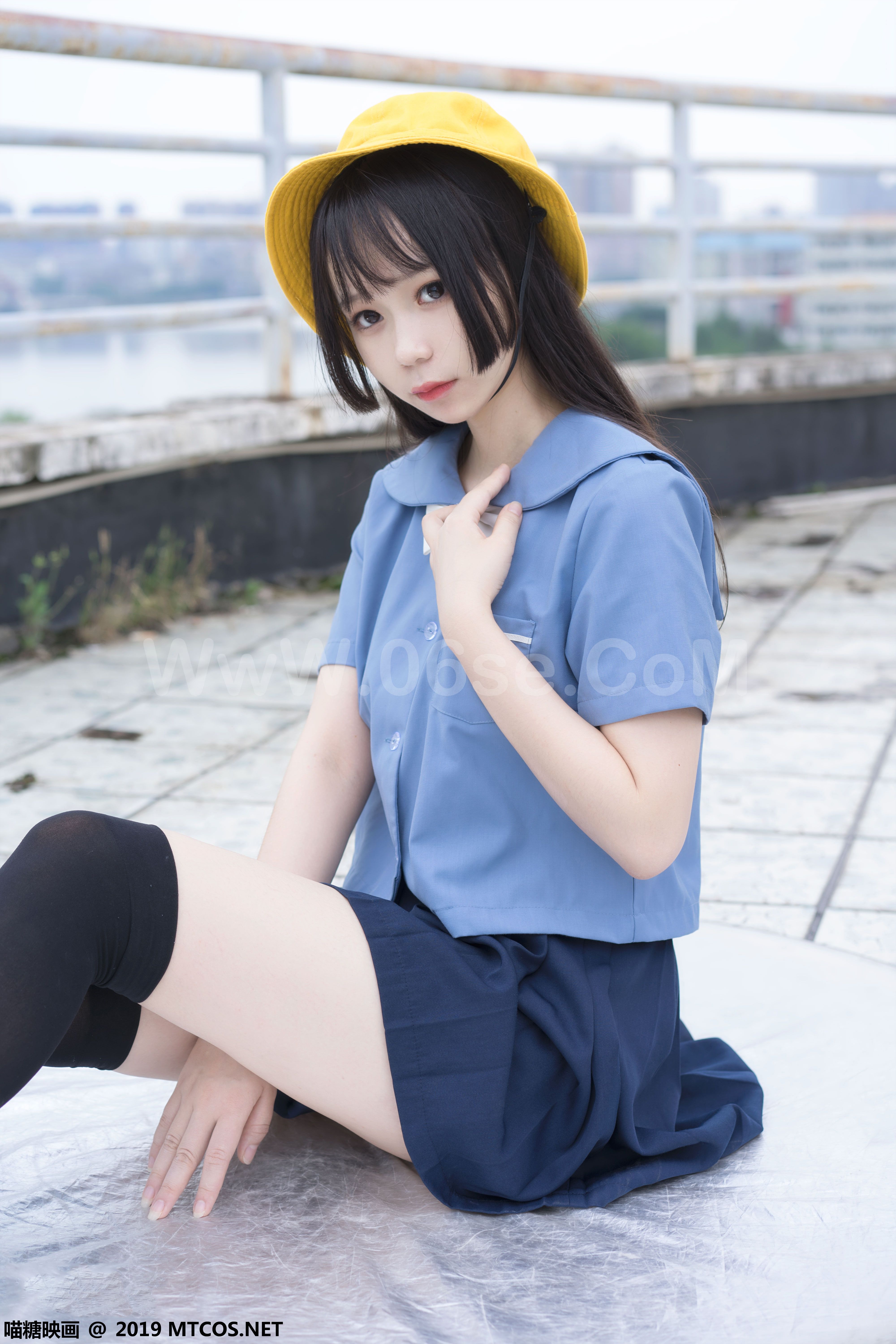 图片[26]-[MTCos] 喵糖映画 Vol.070 半度度度喵 小黄帽女孩-六色网