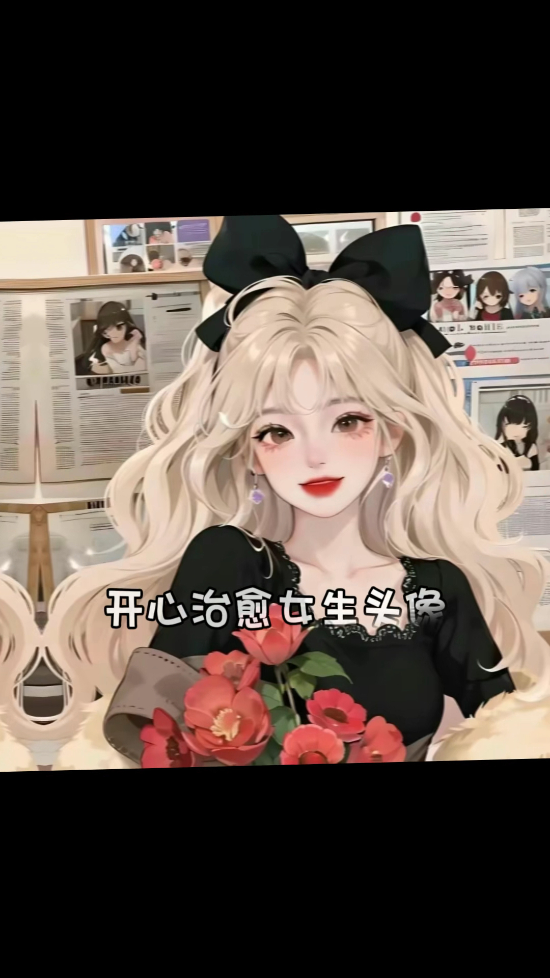 开心治愈女生头像