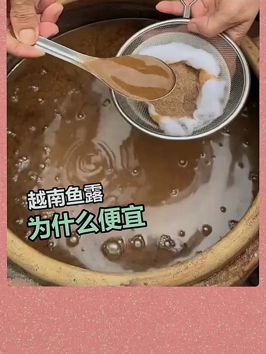 越南鱼露为什么便宜,看看制作过程有兴趣尝尝吗