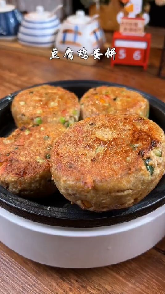 豆腐鸡蛋饼的做法
