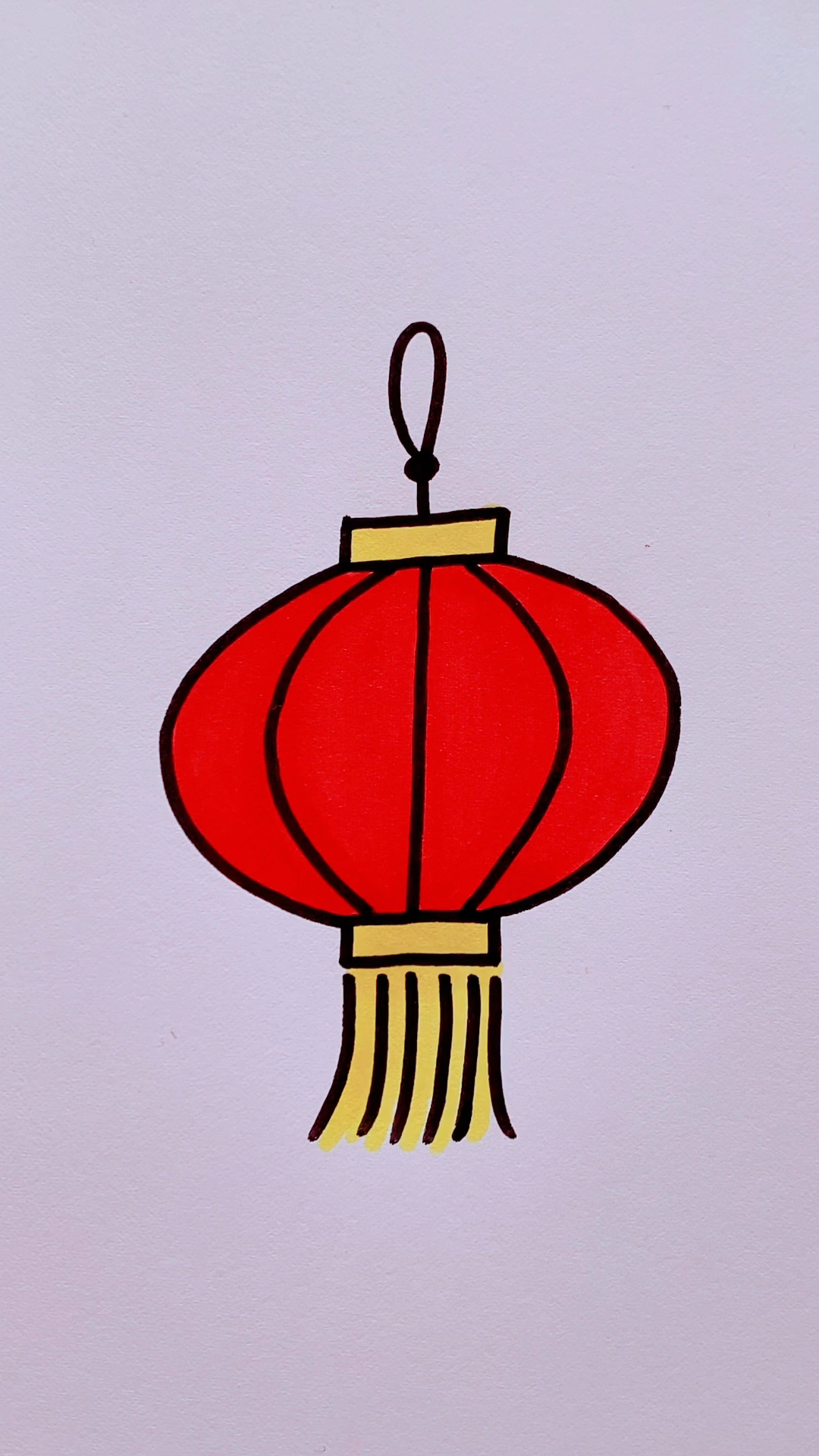 灯笼 简笔画