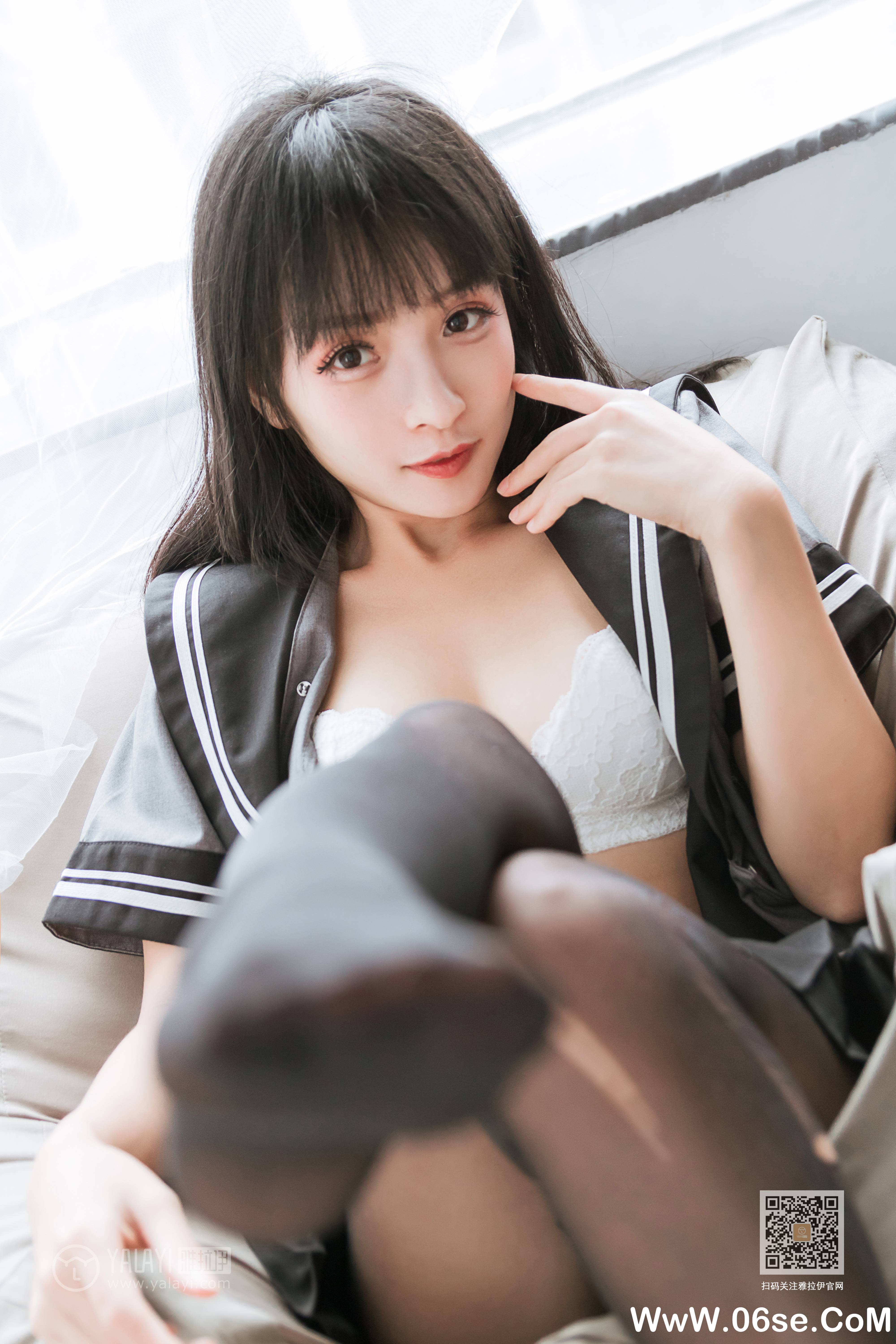 图片[30]-[YALAYI雅拉伊] 2020.04.10 NO.600 艾丽《疯狂的jk学妹》[42P+1P379M]-六色网