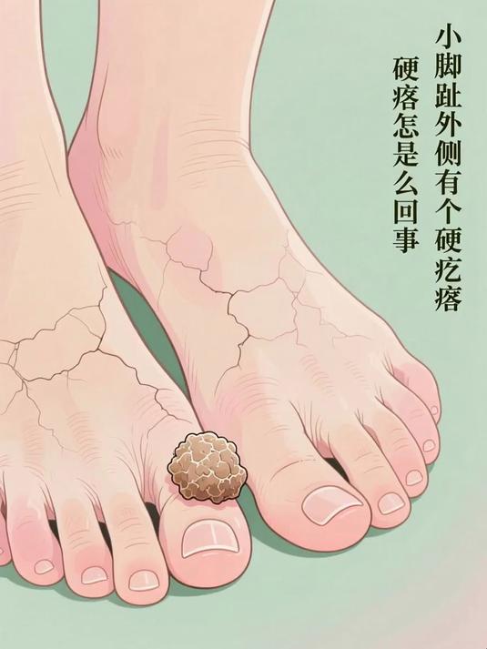 小脚趾外侧有个硬疙瘩是怎么回事