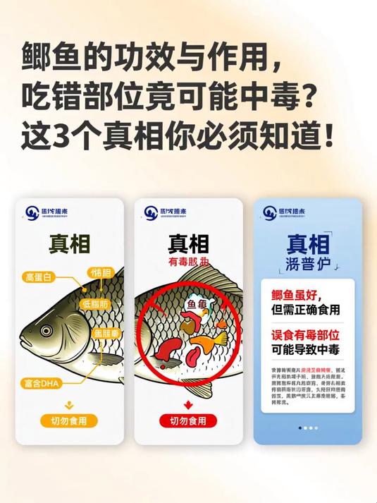 鲫鱼的功效与作用，吃错部位竟可能中毒？这3个真相你必须知道！#春分养生攻略#