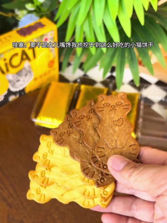 可爱呆萌巨好吃又解馋的大黄油猫酪曲奇饼!