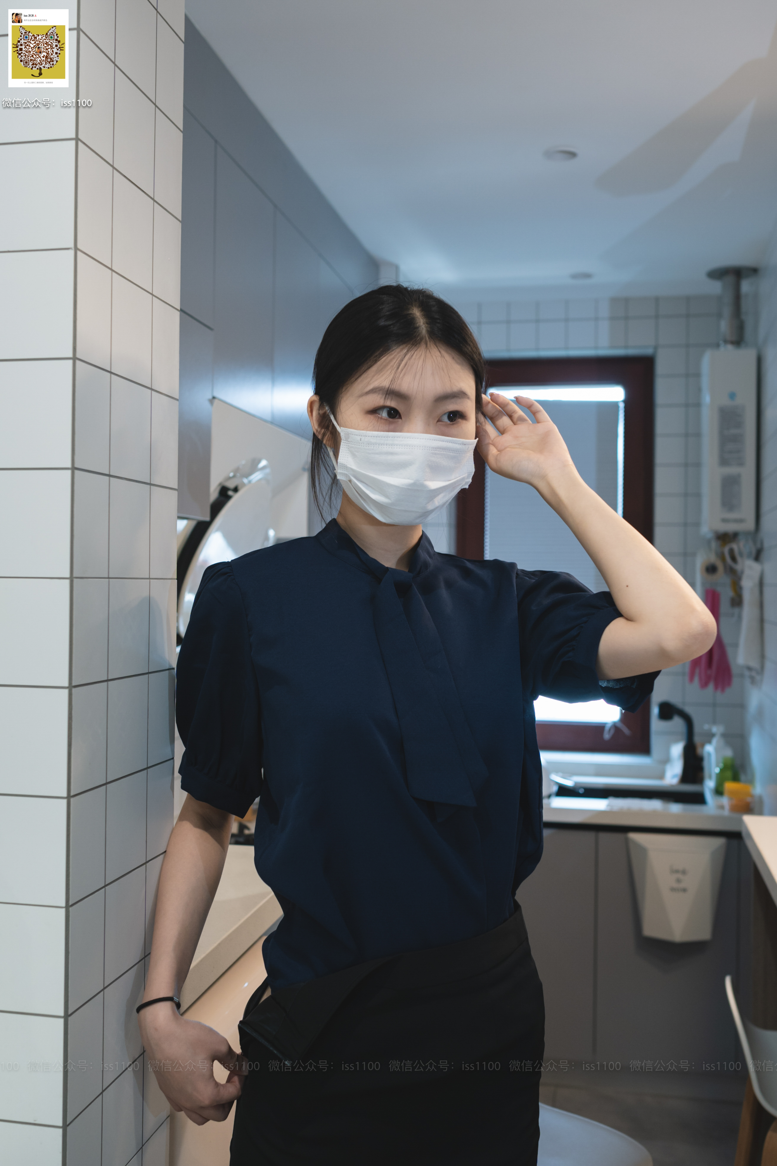 图片[49]-ISS公众号系列 – 美晗 蓝色衬衫[101P+1V599M]-六色网