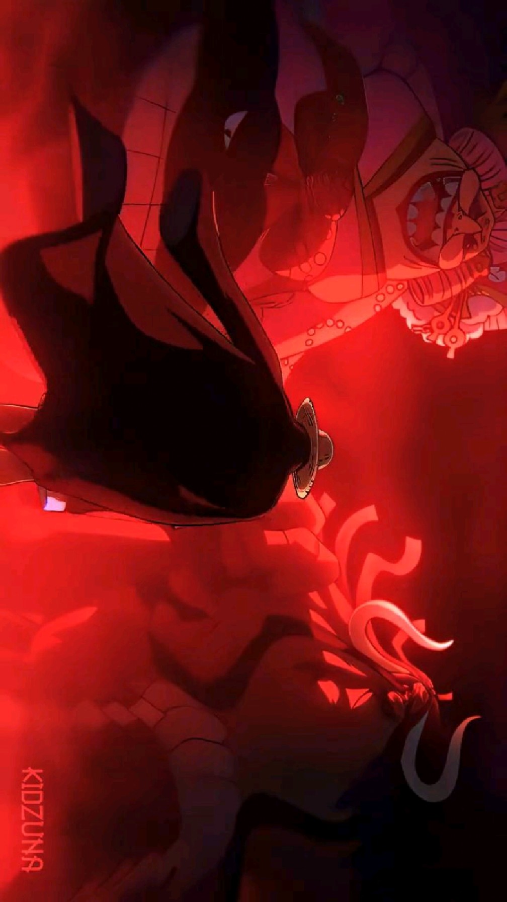 动漫海贼王 路飞对战双皇高清剪辑