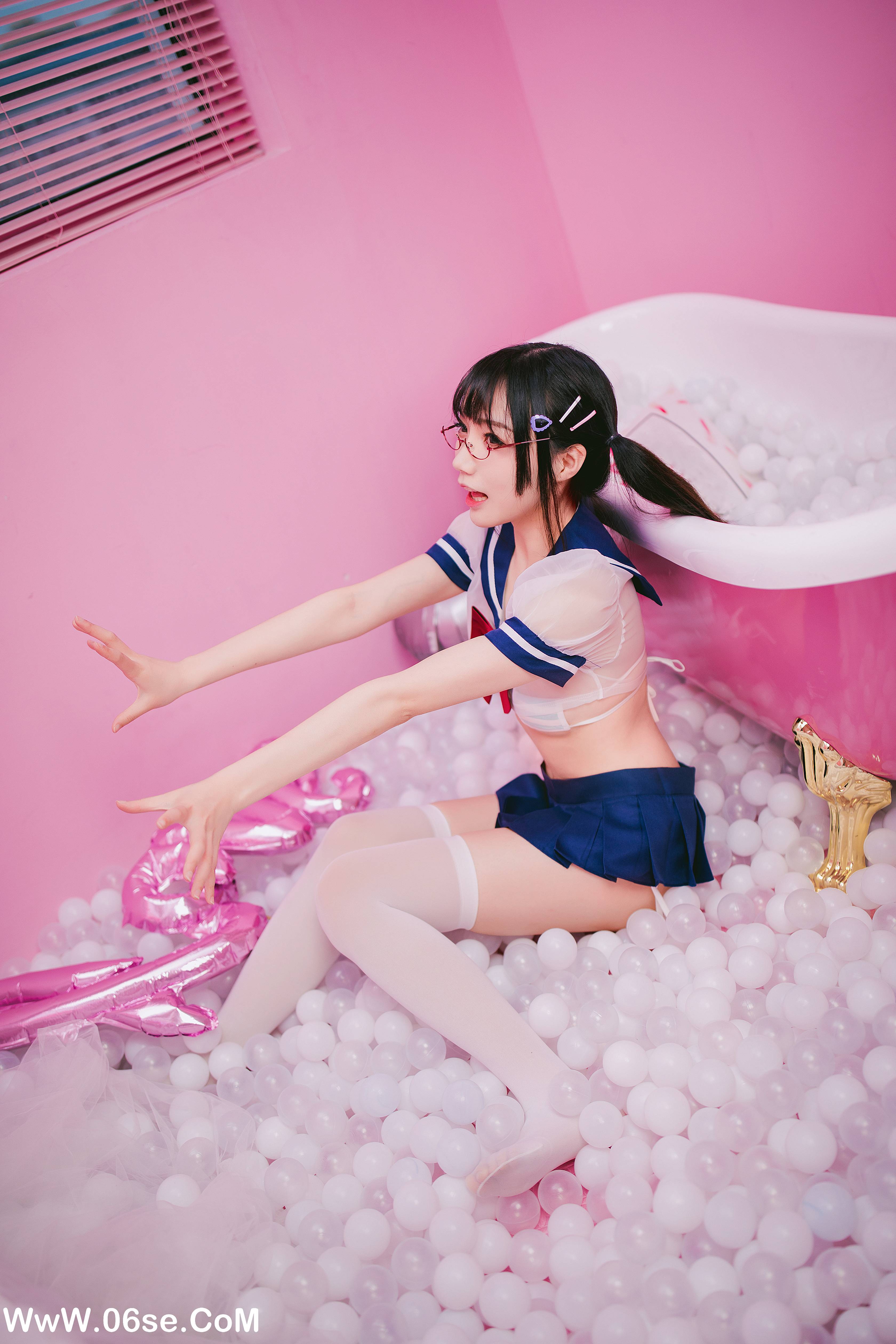 图片[16]-真央Mao NO.003 – 浴缸JK [18P193M]-六色网