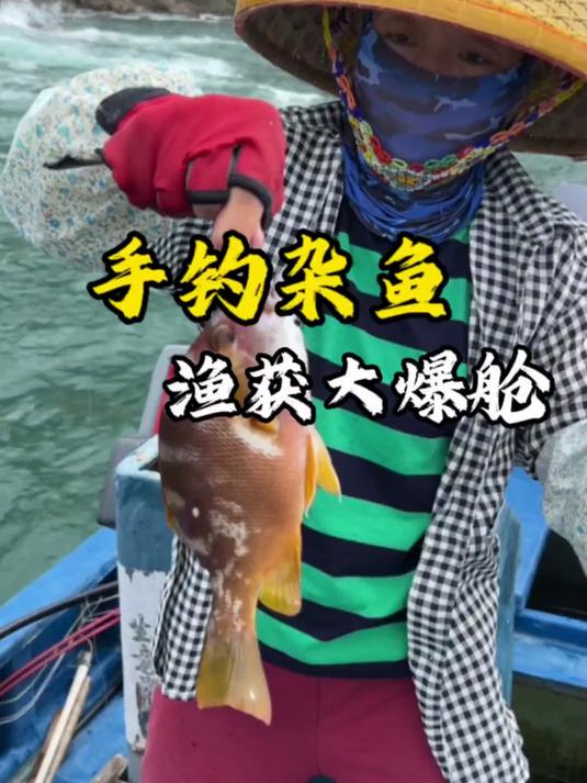 小李家今天钓到各种各样的极品杂鱼,钓到爆舱,这运气太好了吧