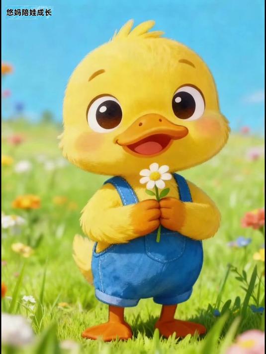 儿童英语启蒙动画—这是一只鸭子 this is a duck!