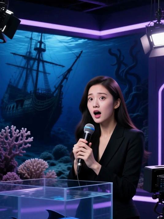 女主播直播遇巧合:蓝眼鱼竟隐藏致命秘密!