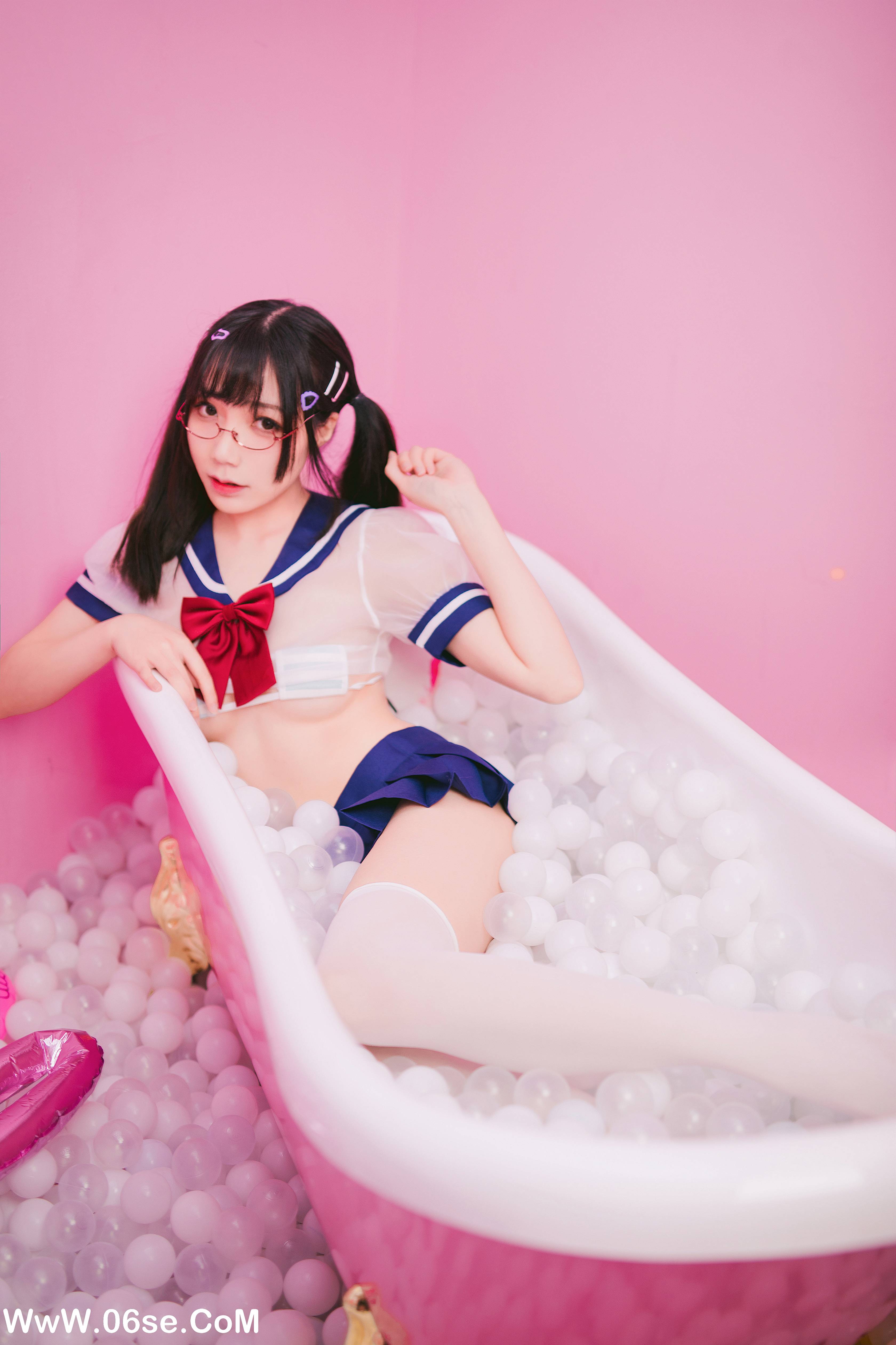 图片[12]-真央Mao NO.003 – 浴缸JK [18P193M]-六色网