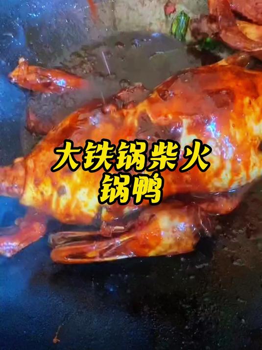大铁锅紫火锅鸭