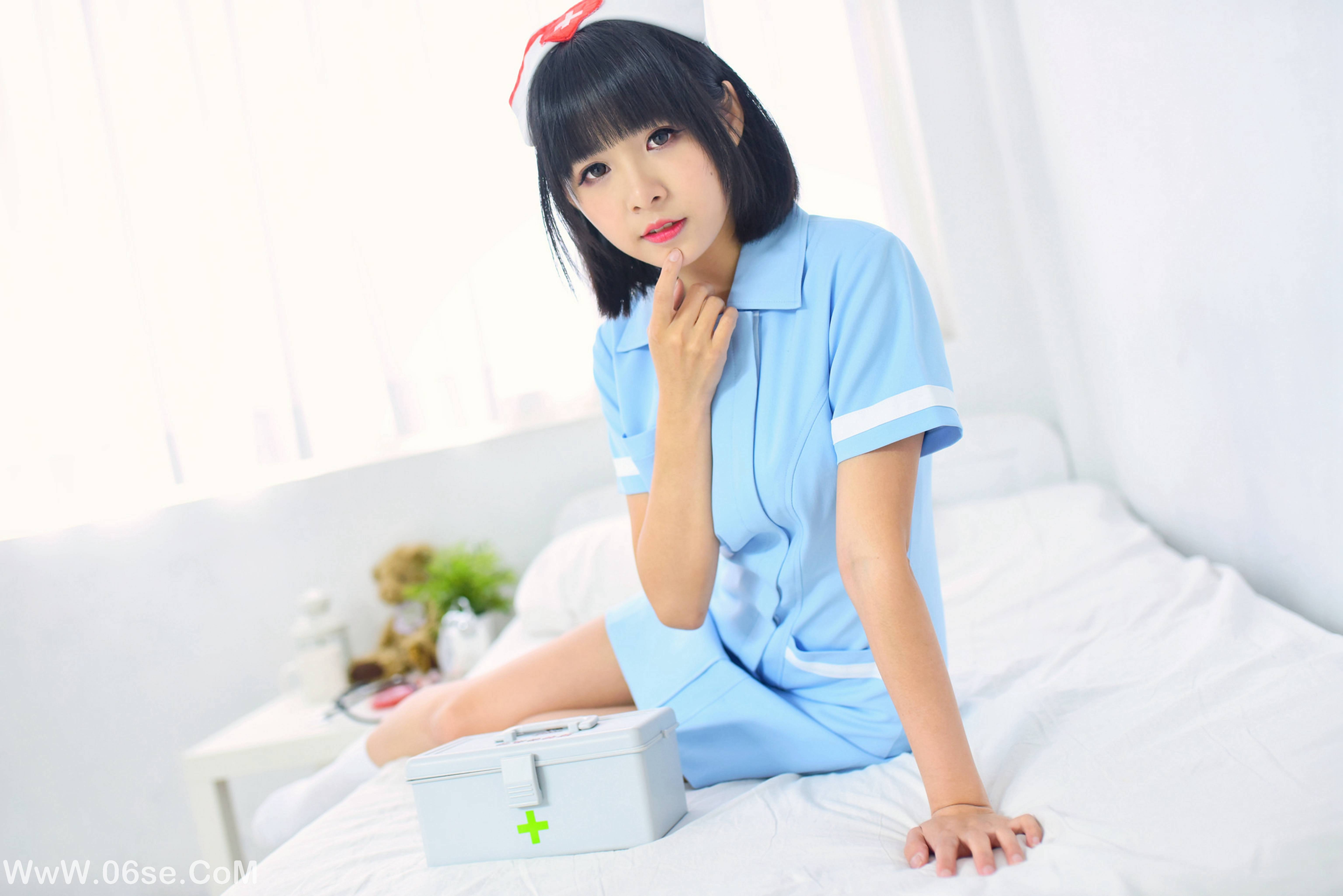 图片[27]-制服の女生 NO.004 海琳 护士与女仆[40P224M]-六色网