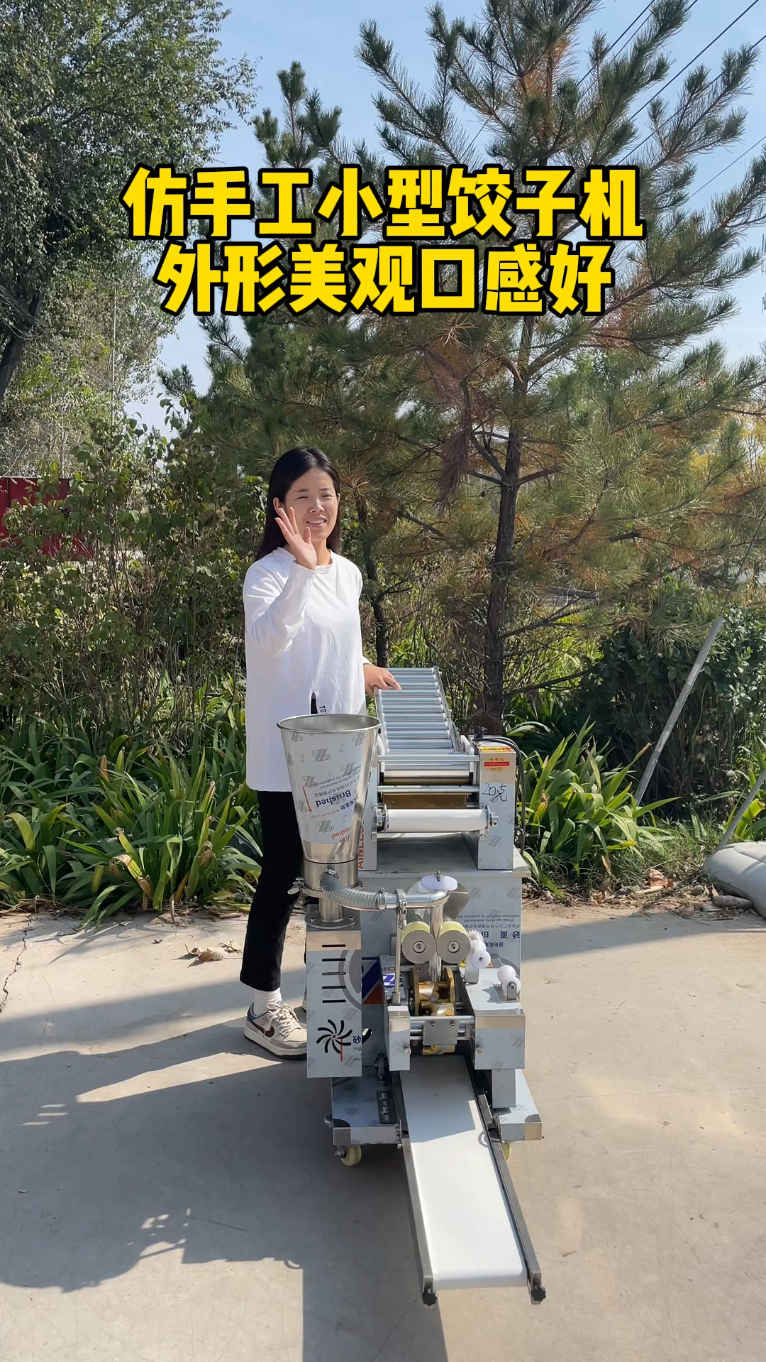 做出来的饺子外形美观口感好