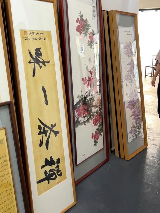 客厅挂画挂画推荐,纯手绘作品带框 国画 新中式挂画 国画装饰画