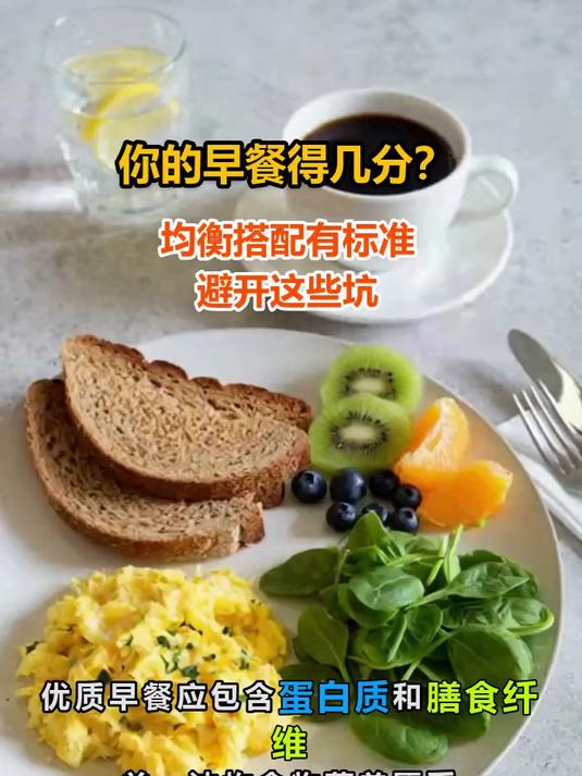 你的早餐得几分?_均衡搭配有标准#避开这些坑
