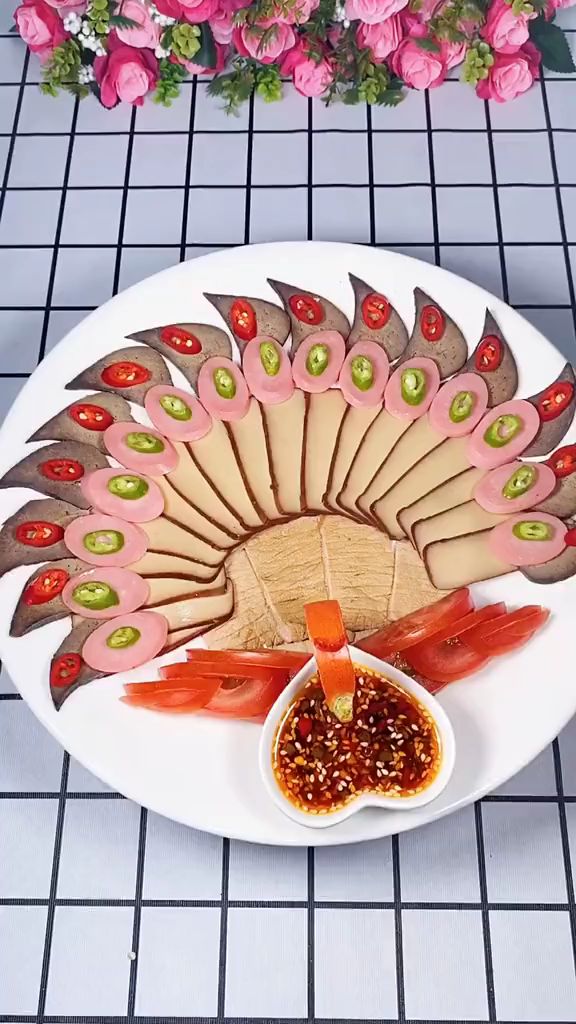 凉菜拼盘,名字你们来取。