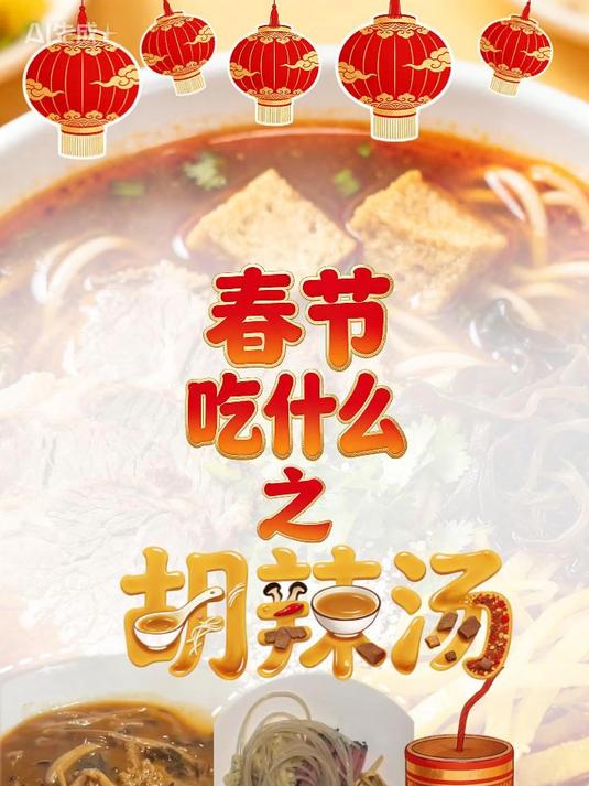 春节餐桌必备简单美食—教你怎么做胡辣汤#年味的声音##AI乡音过大年##文心新年整活挑战#
