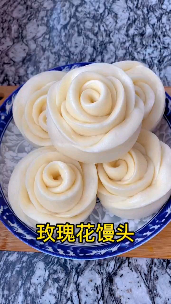 花样面食,玫瑰花馒头的做法