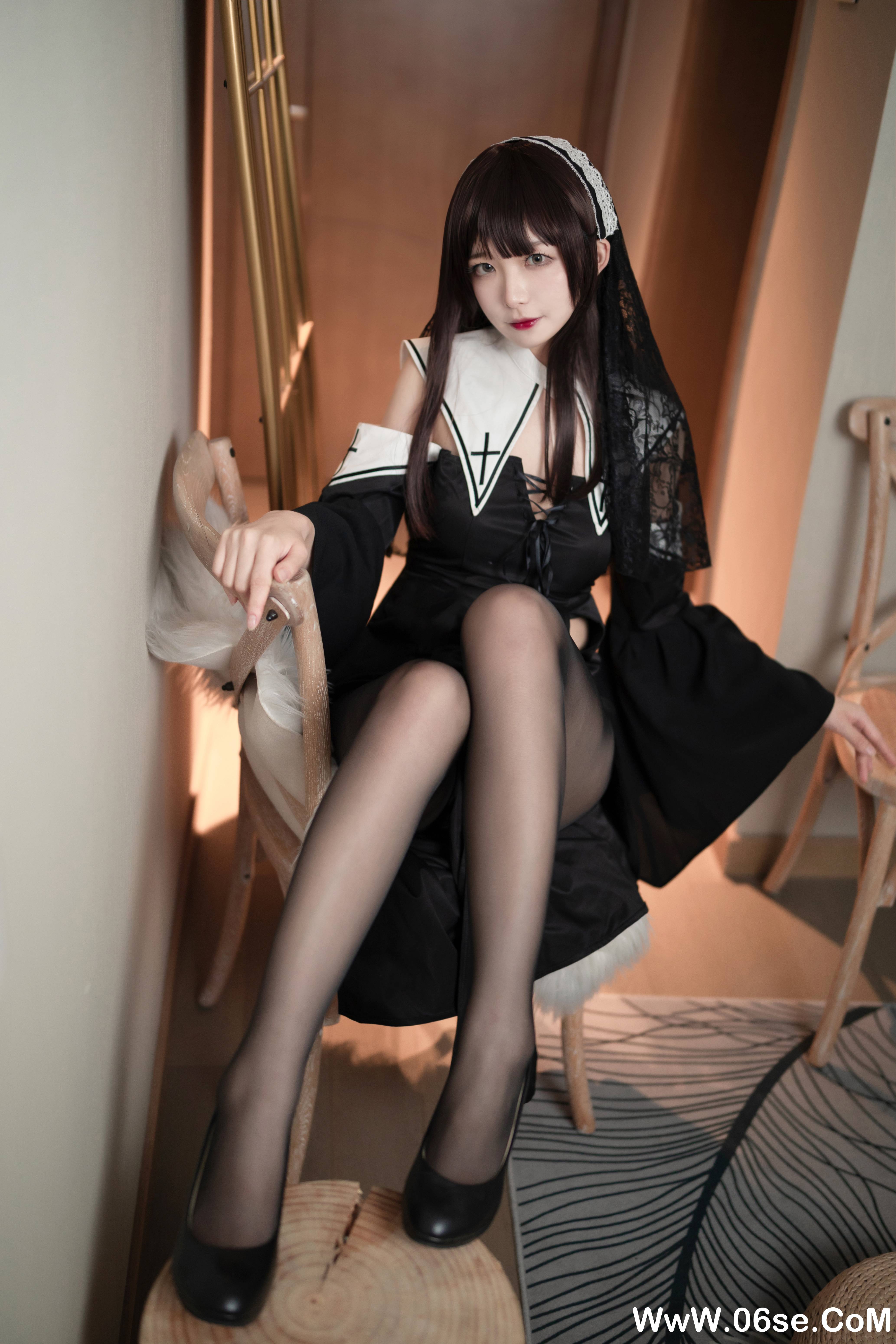 图片[12]-封疆疆v NO.011  — 黑色修女[40P512M]-六色网