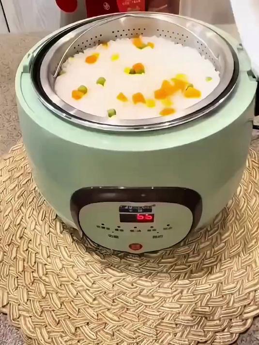 1-2 人饭量精准把控！智能迷你电饭煲快煮节能，电费省一半