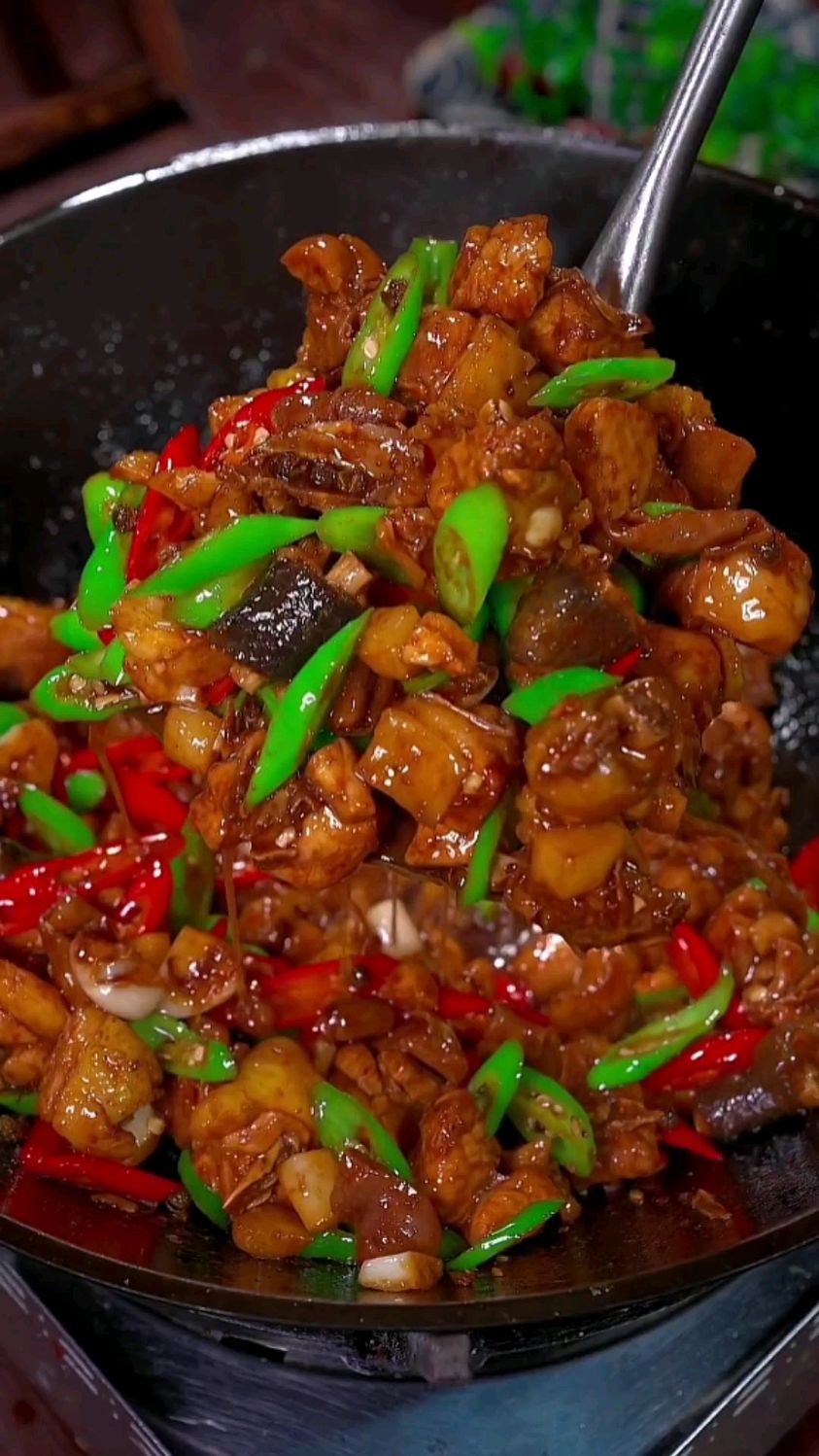 双椒鸡的家常做法