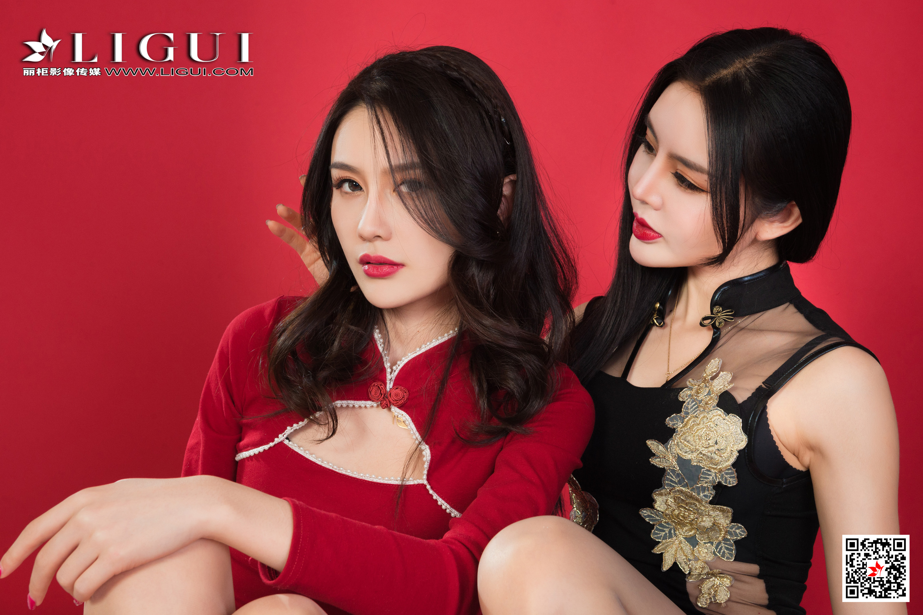 图片[25]-[Ligui丽柜] 2021.02.10 《《双生花 欲饺迎春》甜甜&凉儿-六色网