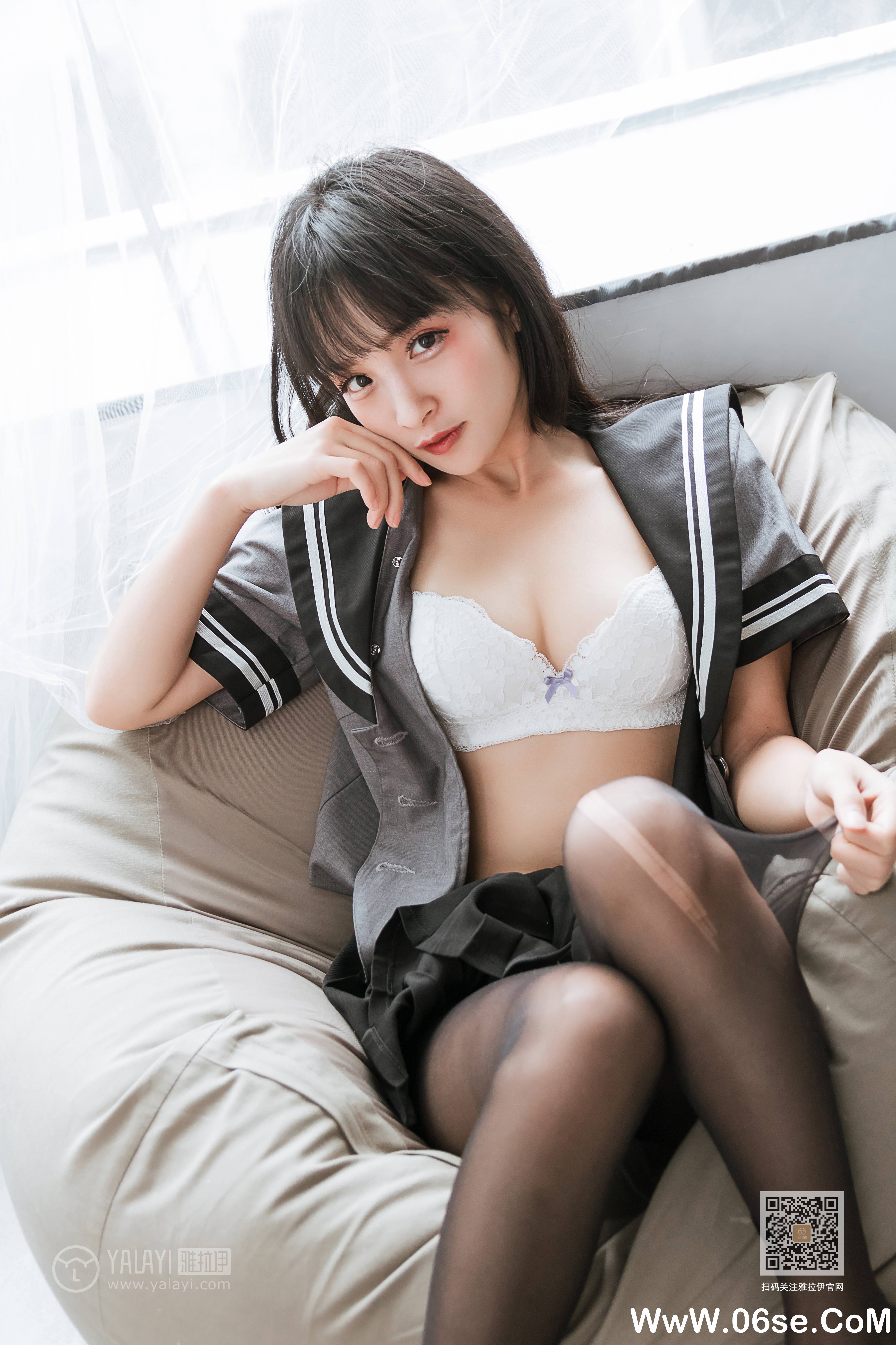 图片[29]-[YALAYI雅拉伊] 2020.04.10 NO.600 艾丽《疯狂的jk学妹》[42P+1P379M]-六色网