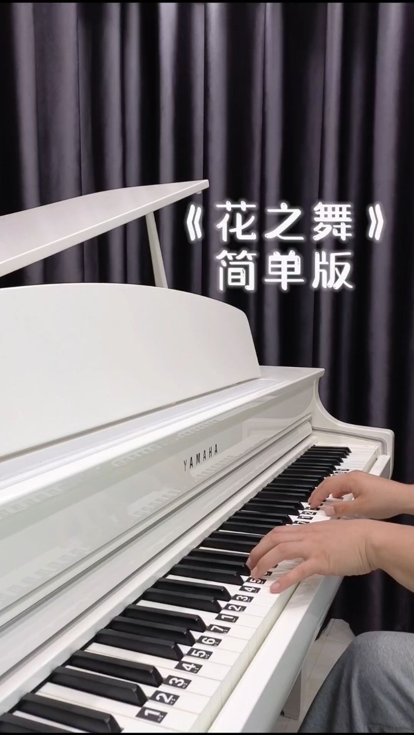 简单好弹《花之舞》钢琴双手简谱教学