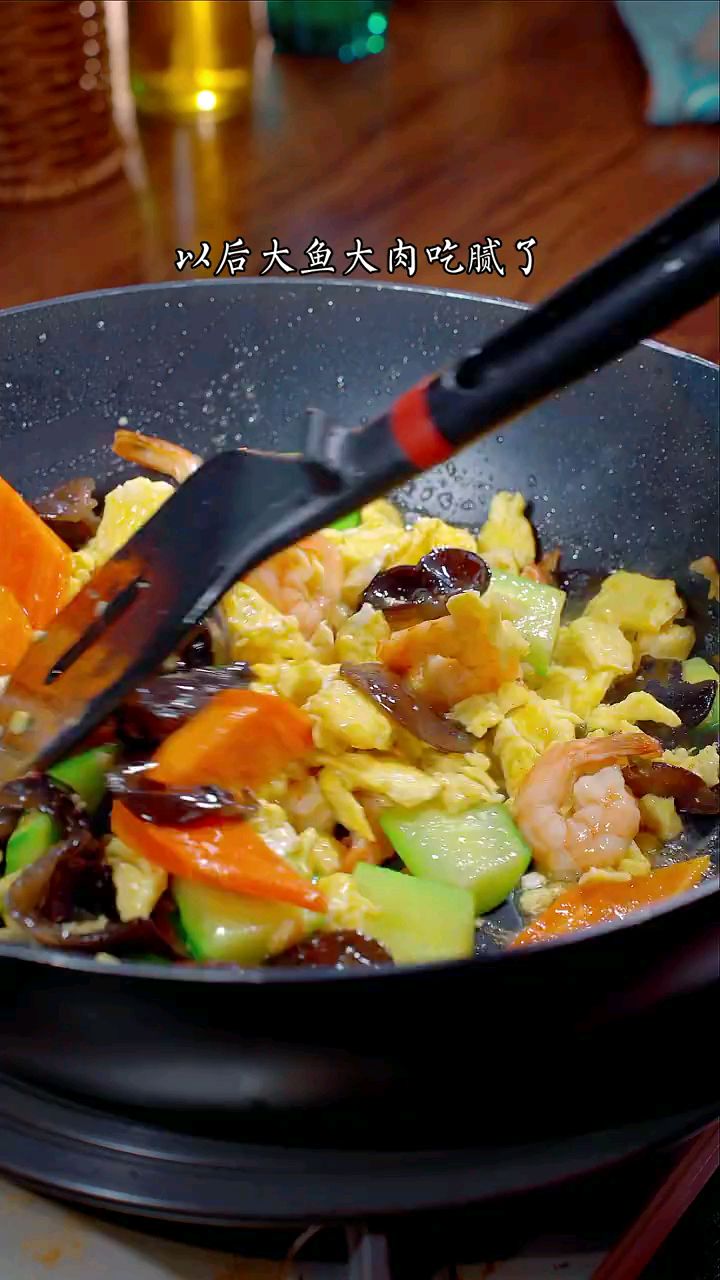 分享美食什锦虾仁做法