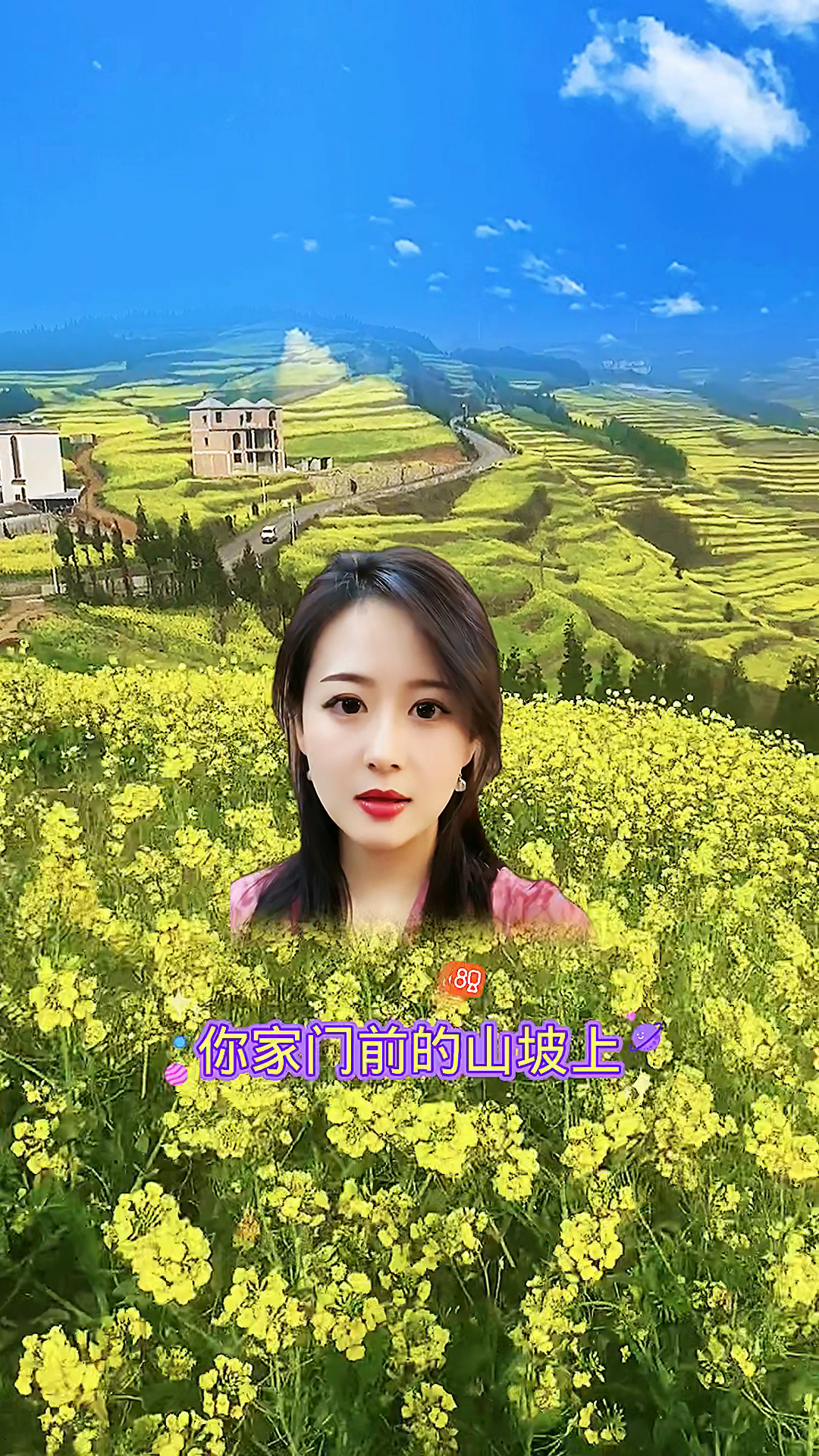 在油菜花中这样拍人物,我还不相信谁说不美!