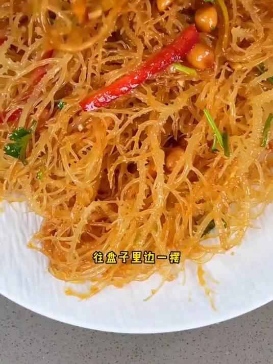 凉拌龙须菜,爽脆鲜香味道妙,餐桌有它更精彩