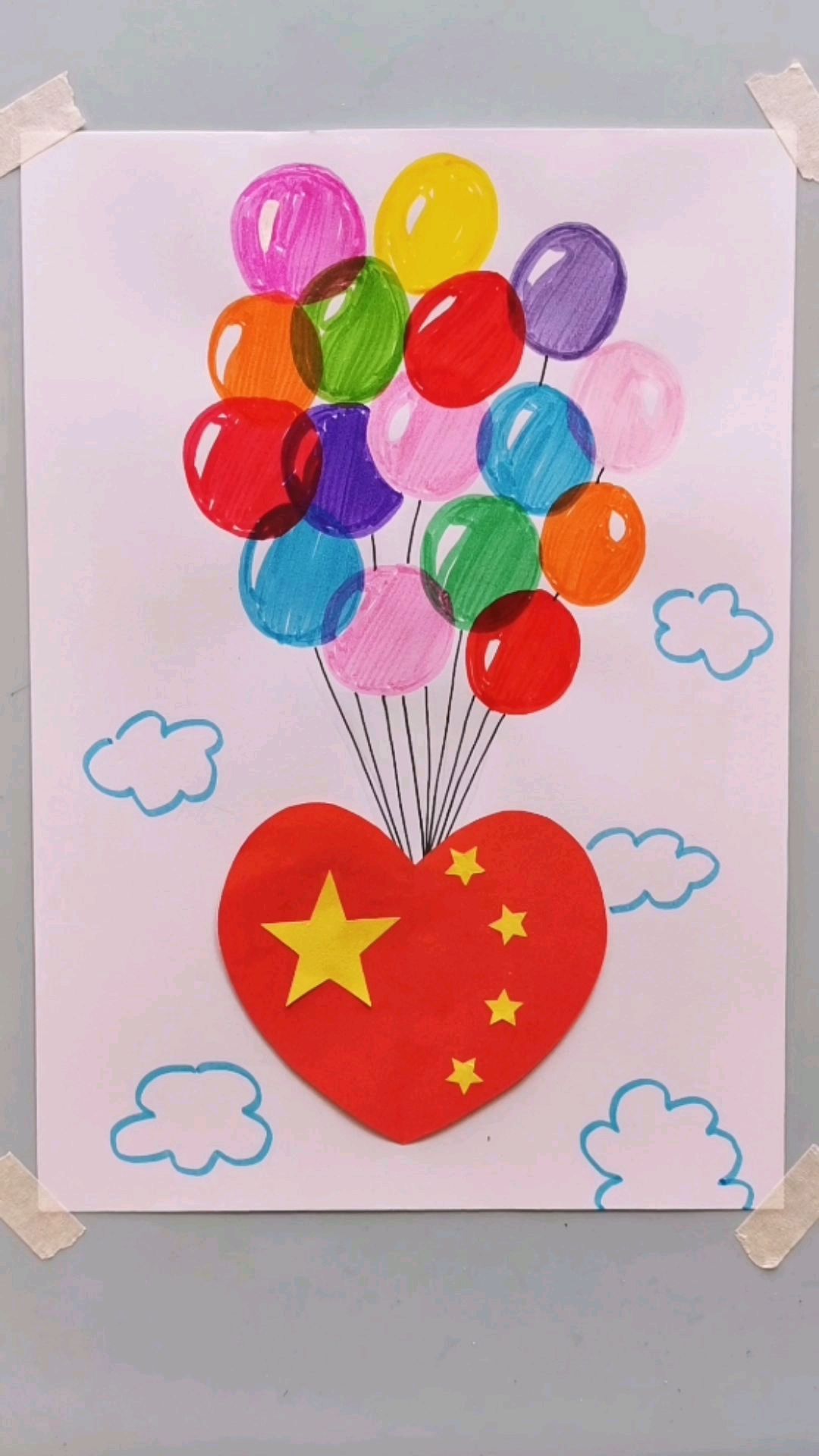 幼儿园国庆节主题绘画