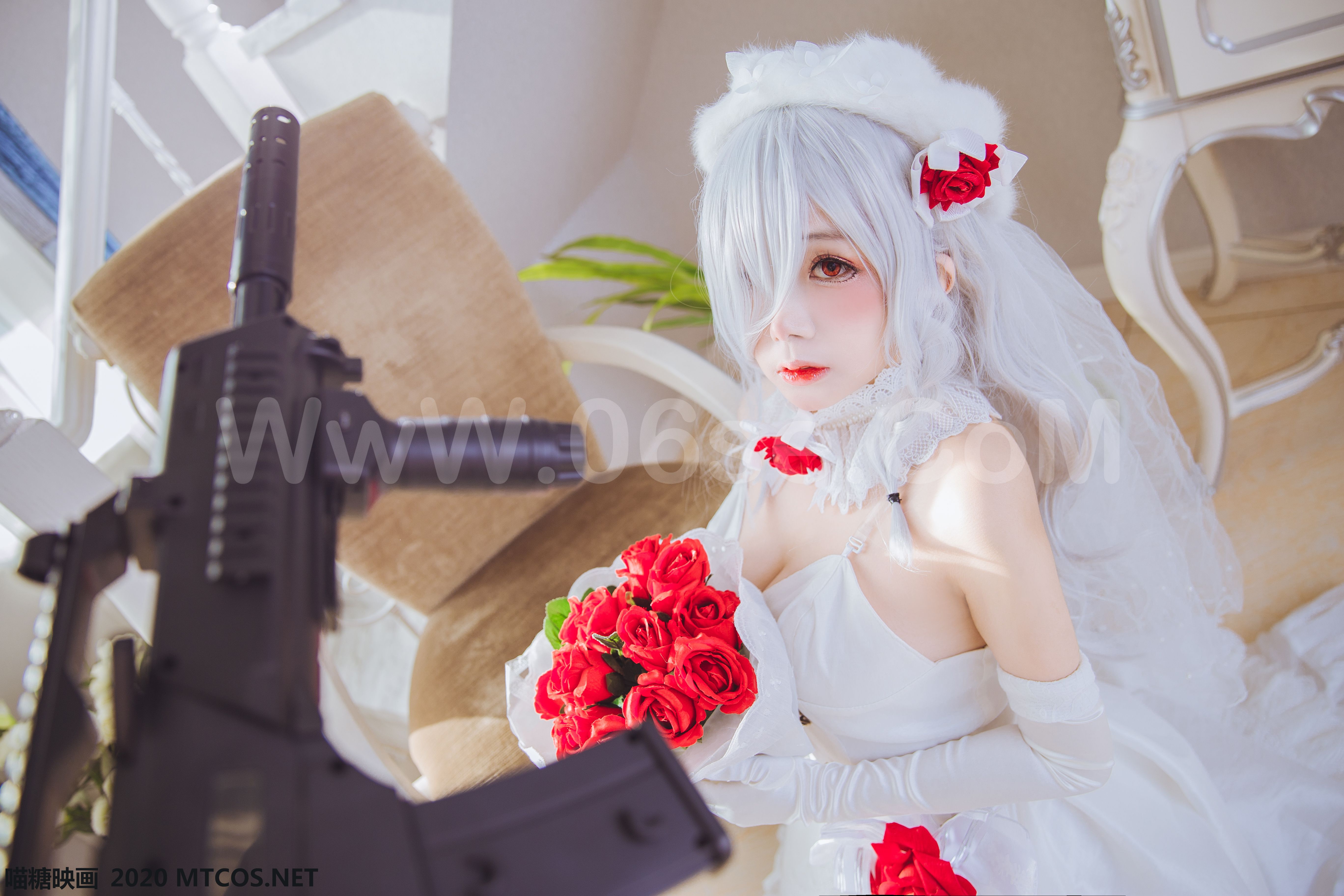 图片[35]-[MTCos] 喵糖映画 Vol.123 花嫁COS-六色网