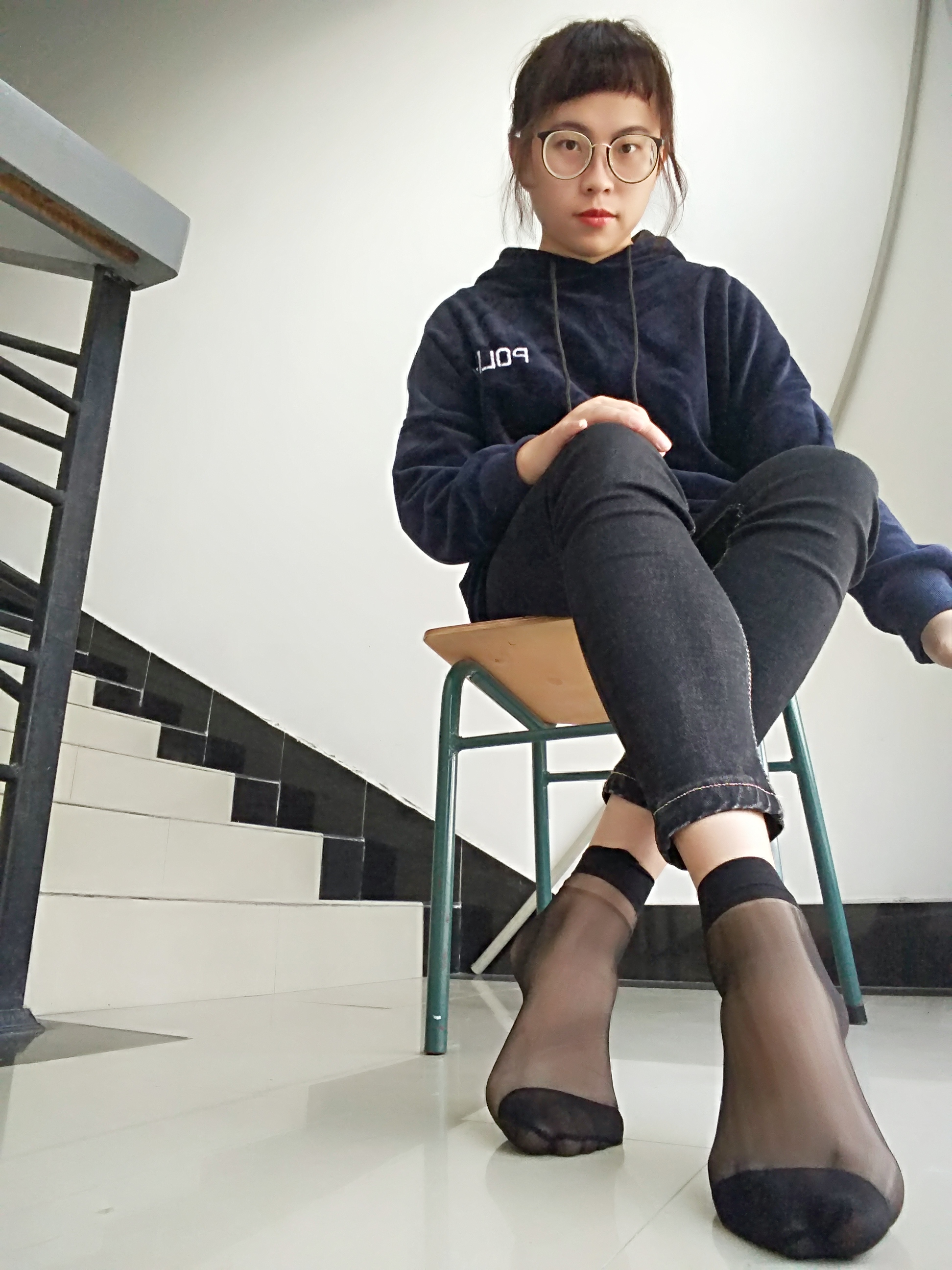 图片[6]-学妹校园寝室短丝系列004期 沈惠玲[63P85M]-六色网
