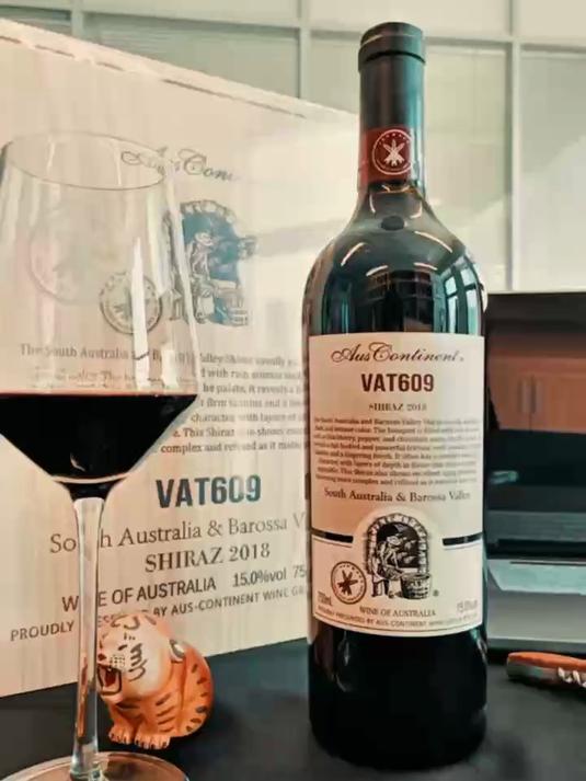澳洲大陆VAT609西拉子干红葡萄酒