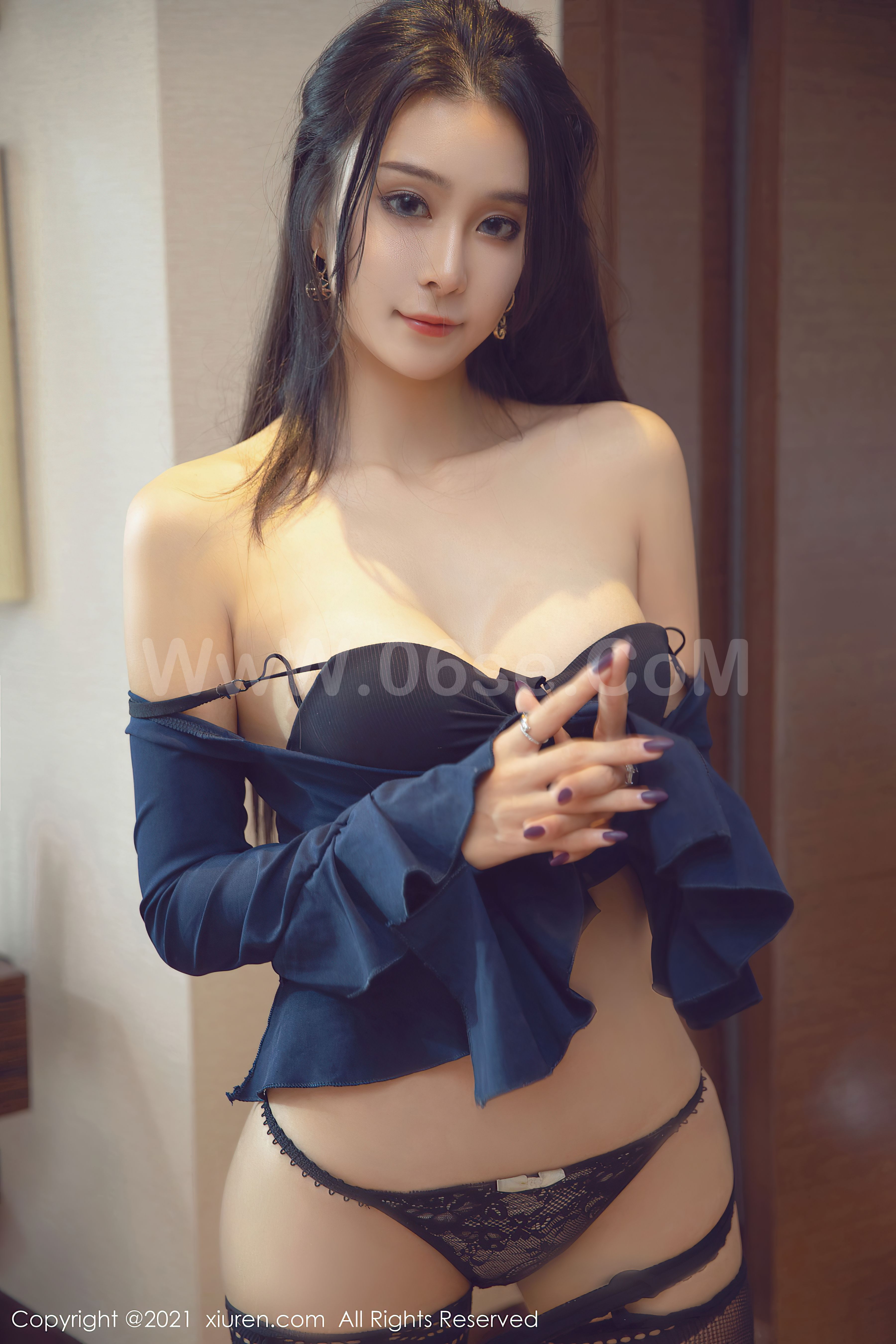 图片[40]-YouMi Vol.663 蓝夏Akasha-六色网