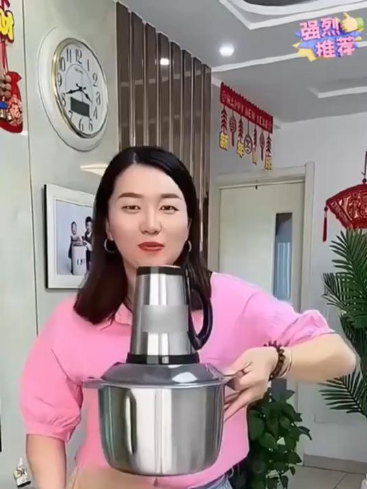 新飞出新款绞肉机了，升级款刀头多，好用还省力
