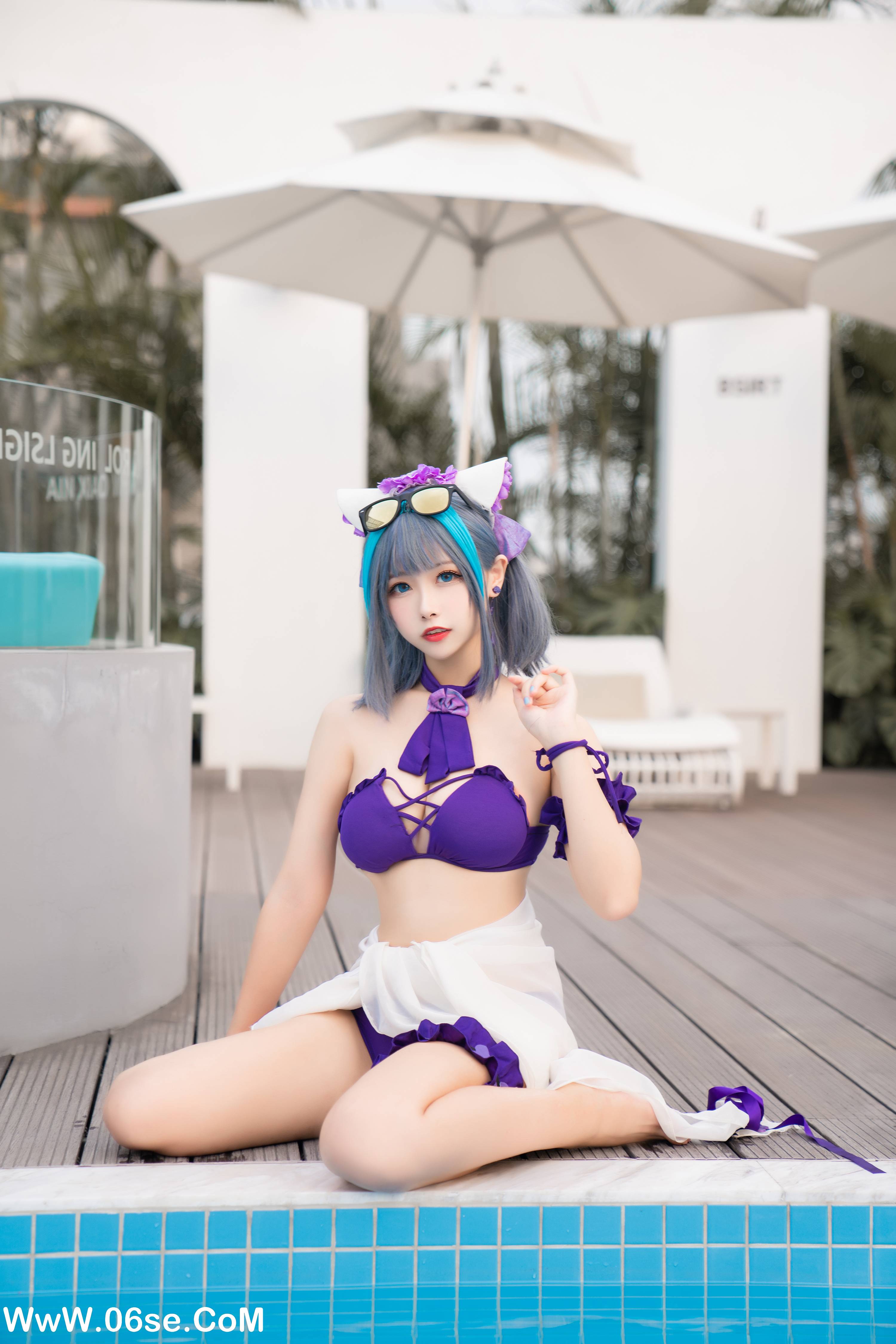 图片[21]-Momoko葵葵 NO.018 – 柴郡水着[40P+1V313M]-六色网