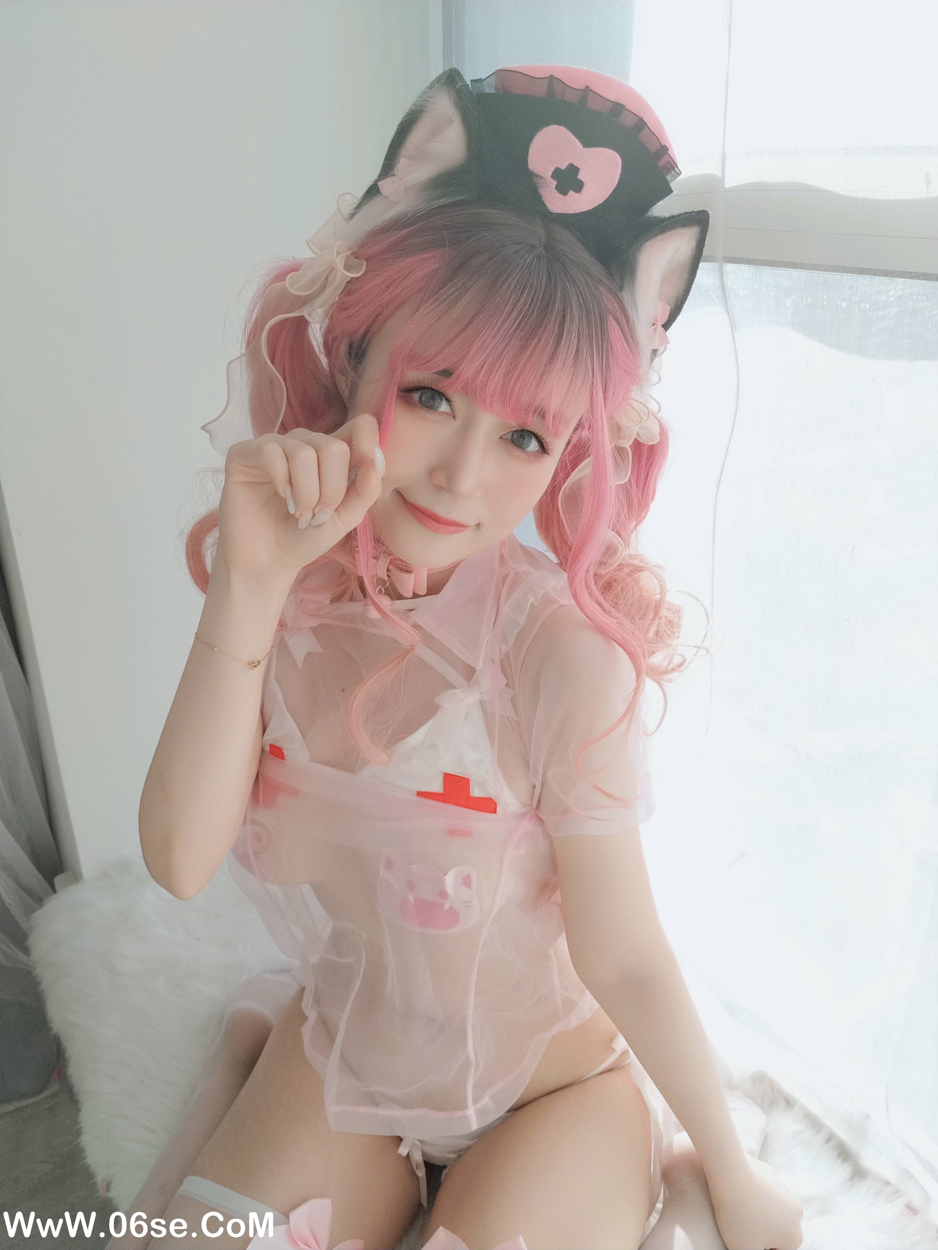 图片[12]-Coser小姐姐白银 NO.053 – 猫咪护士 [34P+1V198M]-六色网