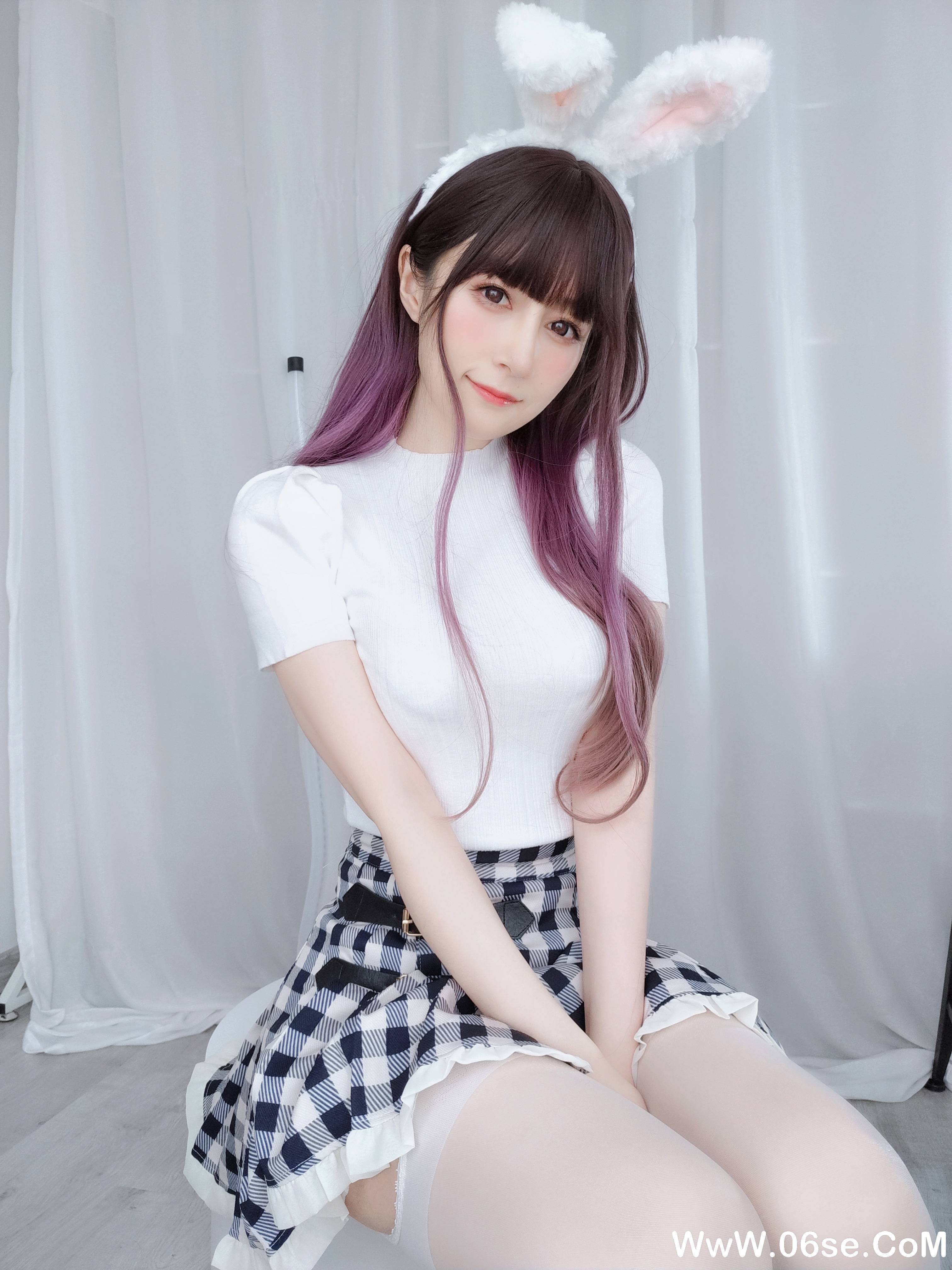 图片[24]-Coser小姐姐白银 NO.152 — 白丝兔女郎[168P+7V1.19G]-六色网