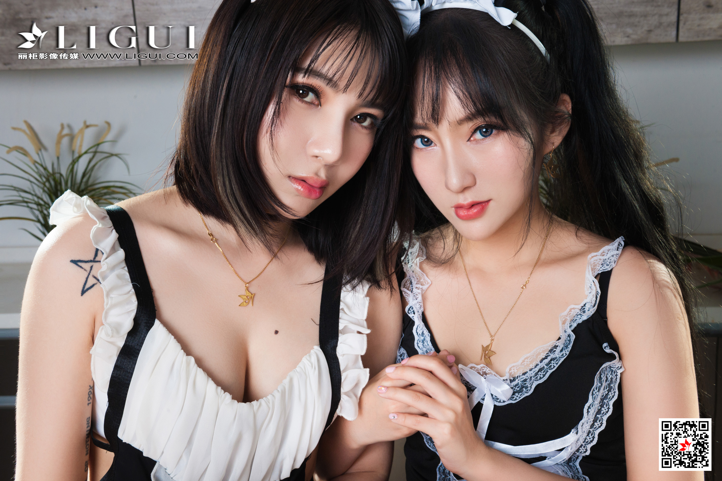 图片[31]-[Ligui丽柜] 2021.06.11 网络丽人 Model 小七&汐汐-六色网