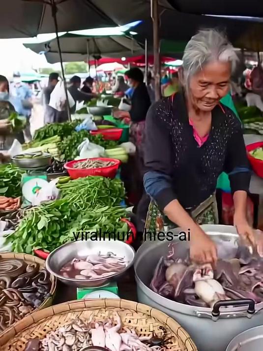 东南亚菜市场硬核食材盘点,青蛙蝎子蜈蚣等你尝试