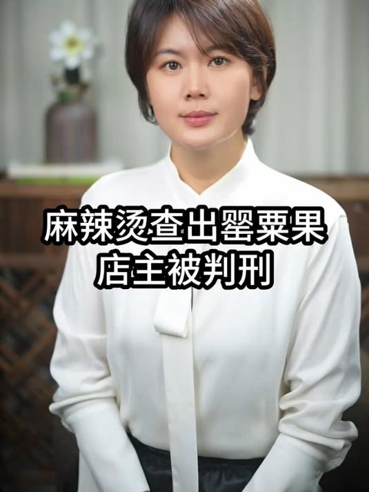 麻辣烫查出罂粟果店主被判刑