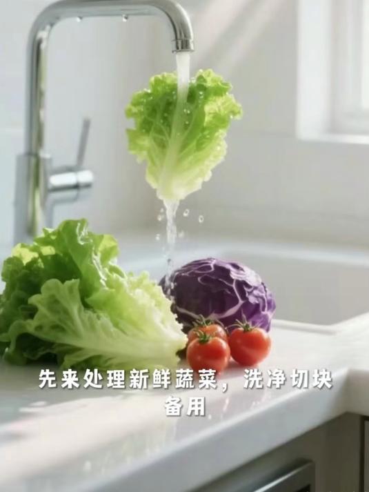 减脂期晚餐这样吃！蔬菜鸡胸肉沙拉