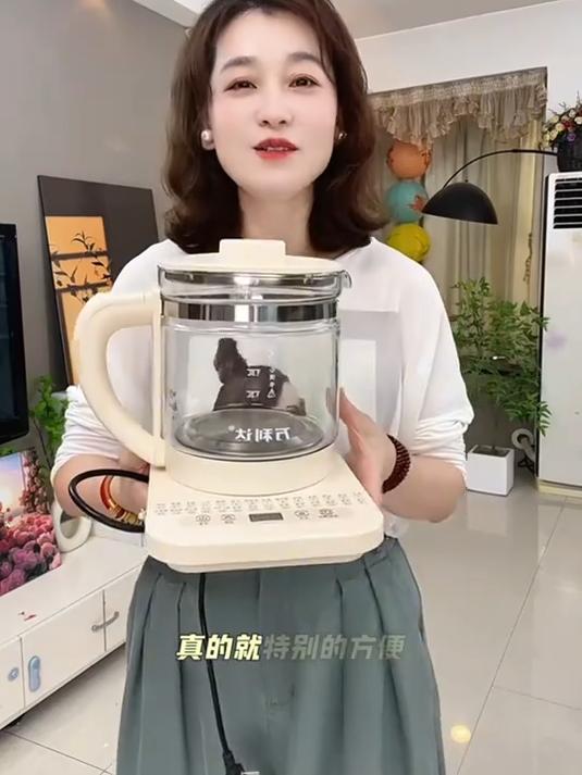 大功能的养生烧水壶,煎药烧水煮花茶焖银耳都可以,一壶多用