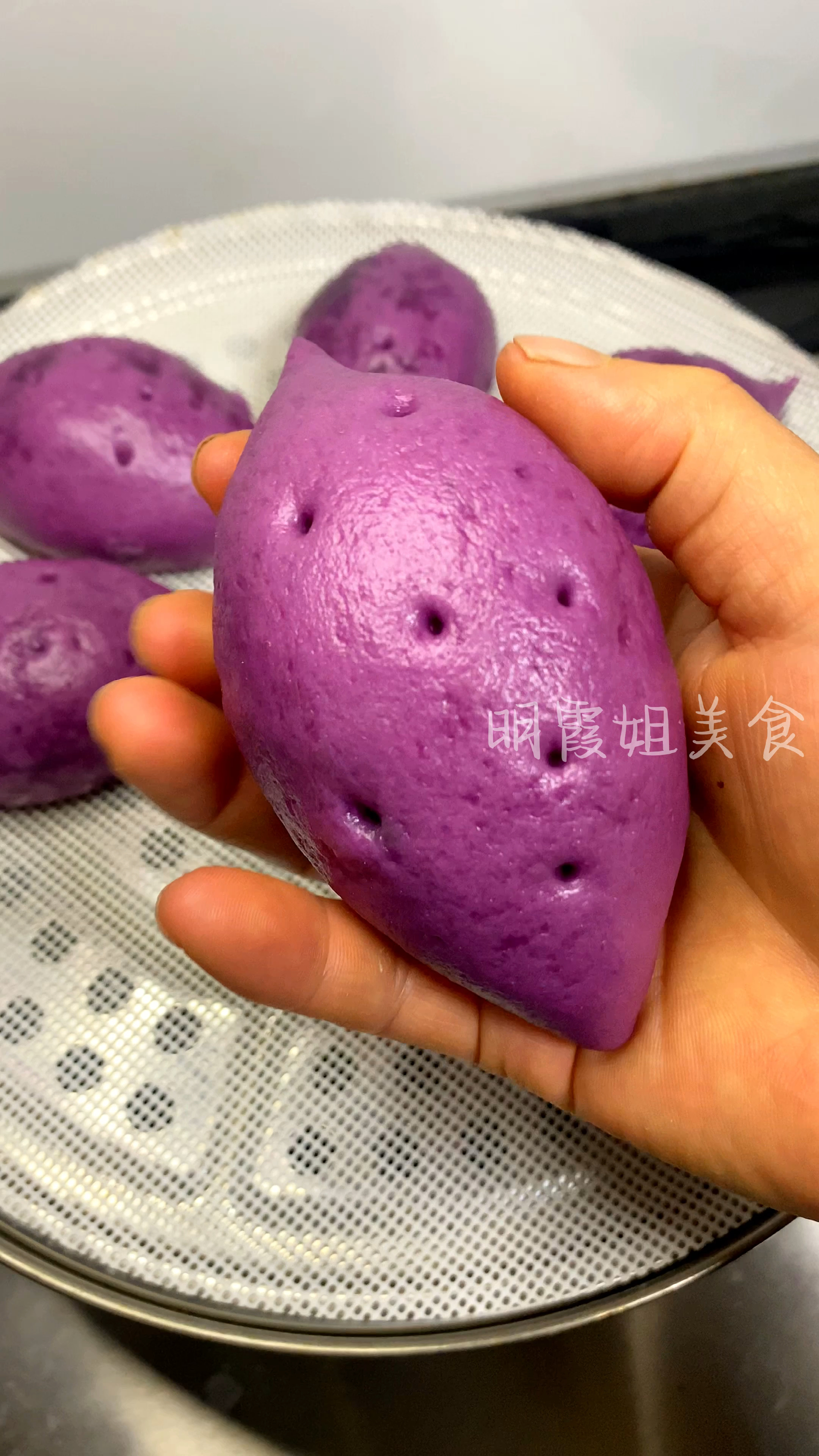 只要挑对了紫薯,不管怎么蒸都不会变色
